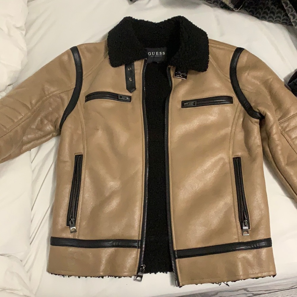 Coat guess beige